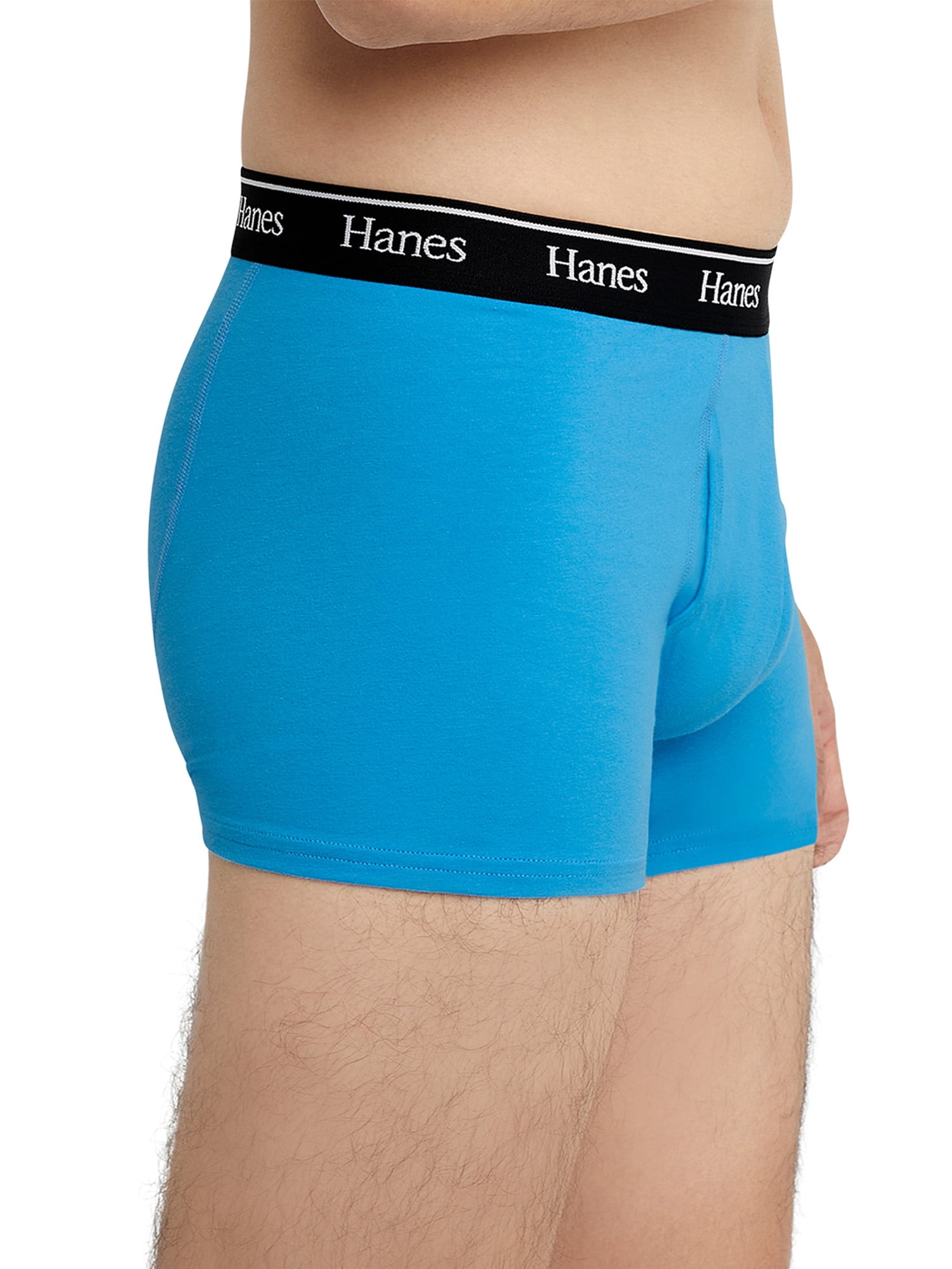Hanes Originals Men’s Underwear Trunks, Moisture-Wicking Stretch Cotton, 6-Pack