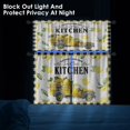 thumbnail image 4 of Lemon Kitchen Curtains Yellow Truck Window Curtains Valance and Tier Set 36 Inch, Buffalo Plaid Rod Pocket Short Tier Curtain for Bedroom Living Room, Summer Small Cafe Kitchen Decor, 4 of 6