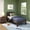 Barnwood Brown, variant on Max & Lily Twin Bed Frame, Farmhouse Solid Wood Platform Bed with Slatted Headboard, White Wash