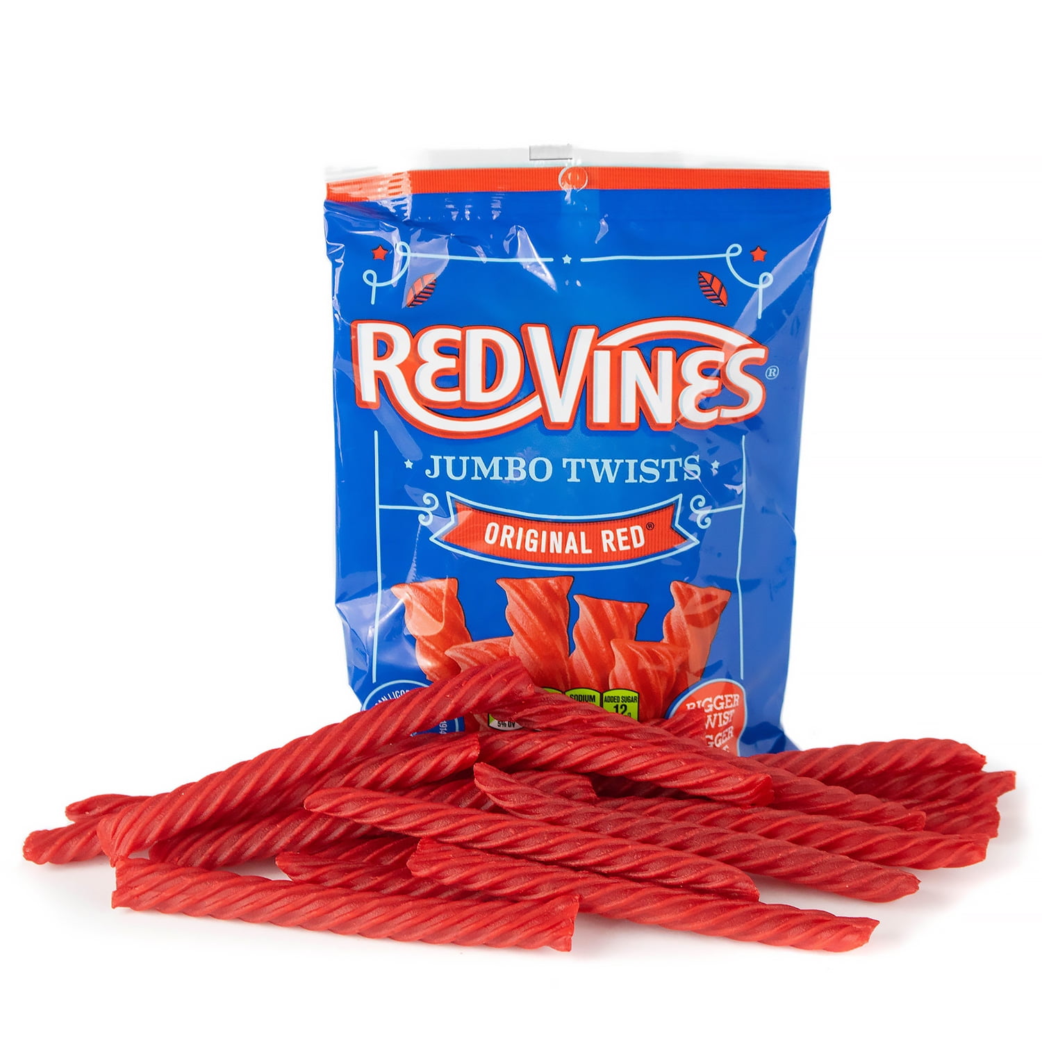 Red Vines, Original Red Twists, 8 oz (Pack of 4)