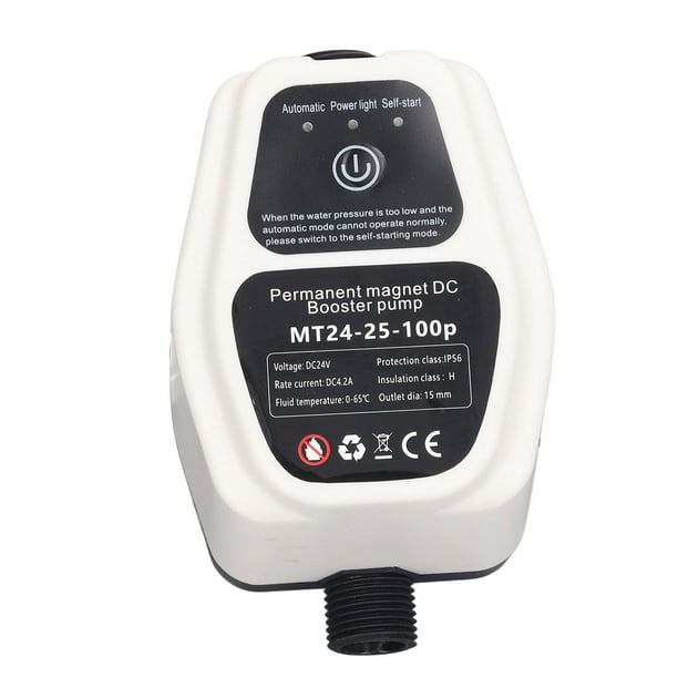 Bomba De Aumento De Presión De Agua Silenciosa Con Detección Inteligente Completamente Automática, Ahorro De Energía, Amplio Rango De Fuente De Alimentación, 100 W, 24 V, 25