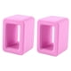 thumbnail image 3 of 2 soportes para hebilla de cinturón de seguridad que brillan en la oscuridad. Rosa, 3 of 6