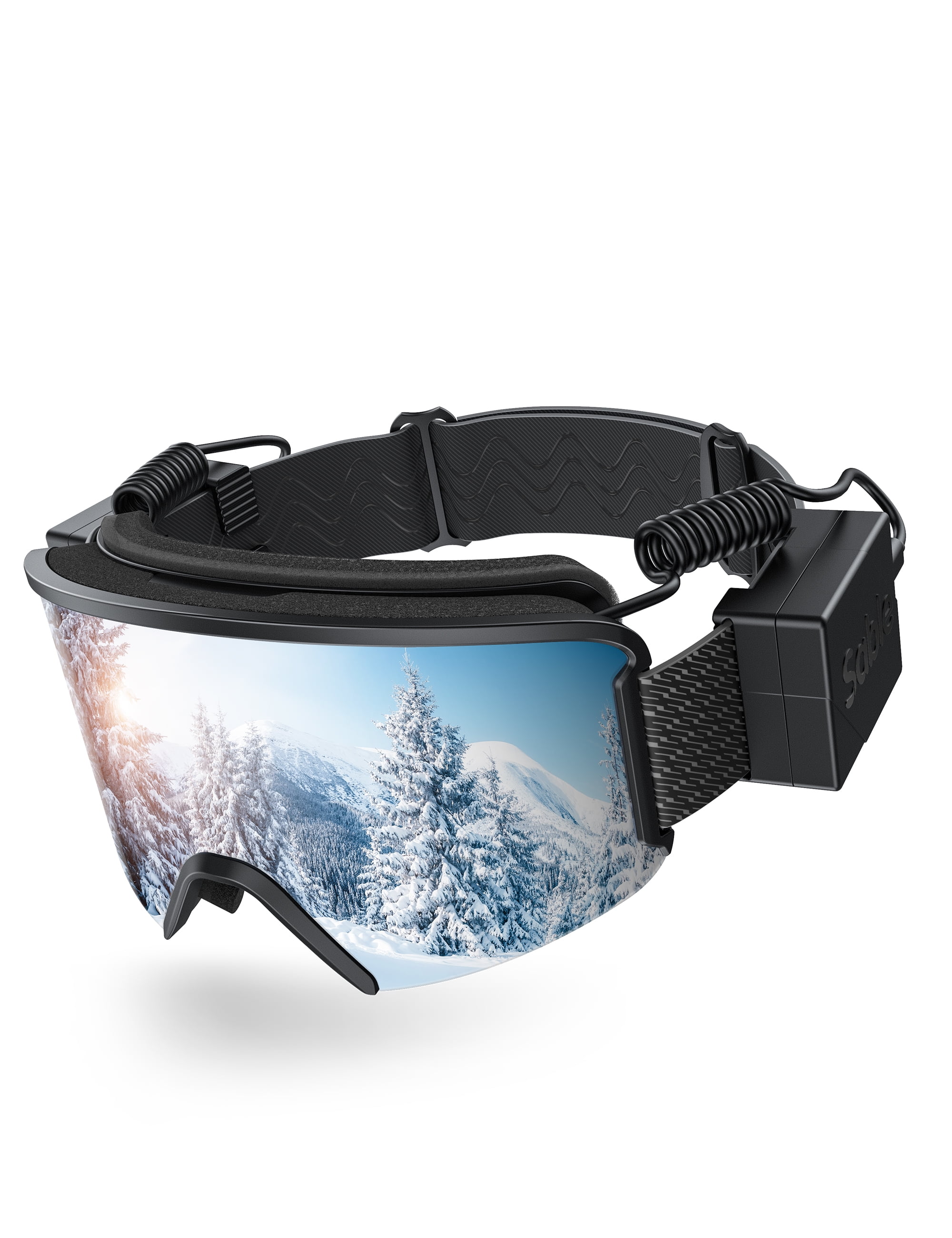 Details about   WildHorn Outfitters Roca Ski/Snowboard Goggles Arctic White/Sapphire 