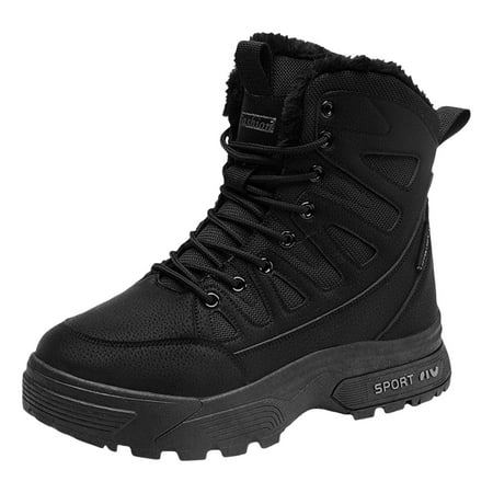 XDDST Mens Boot Women Shoes Coarse Heels Short Leather Boots Boots High Heels Women Boots Fashion Zipper Boots Winter Ankle Boots