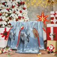 thumbnail image 5 of Fuzoiu Winter Reindeer In Snowy Mountains Print Christmas Gift Bag,Burlap Gift Bag with Drawstring Closure & Hang Tag,Perfect for Holidays, Birthdays, and Special Occasions-Small, 5 of 7