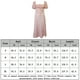 thumbnail image 2 of Vestido Largo Vestidos de playa para mujer Elegante Floral Cuello cuadrado Split Boho Vestido (Rosa M) Kuymtek para Mujer Rosa T M, 2 of 8