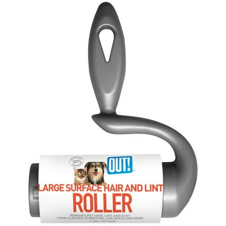 OUT! Large Surface Hair & Lint Roller Refill, 60 Sheets
