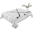 thumbnail image 2 of Ice Hockey Table Cloth Waterproof Tablecloths, Farmhouse Rustic Ball Sport Game Wooden Grain Tablecloth Dining Table Cover for Kitchen Party Tabletop Outdoor, Rectangle Tablecloth 52x70 Inch, 2 of 9
