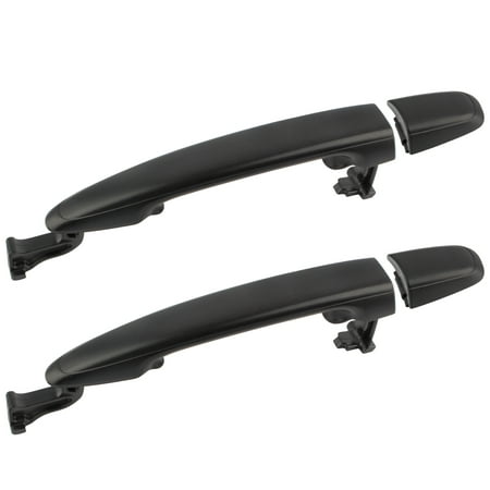 BOXI 2pcs Outside Exterior Rear Left & Right Sliding Door Handles Fit for Toyota Sienna 2004 2005 2006 2007 2008 2009 2010 - Textured Black | Replaces 6921308020 6922708040 82496