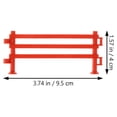 thumbnail image 2 of ELAYARD 200Pcs Brick Red Micro Landscape Fence Toy for DIY Projects and Decor, 2 of 8