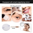 thumbnail image 4 of Rechargeable 3-Way LED Makeup Mirror - Trifold, Height Adjustable & Wall Mountable in White, 4 of 11