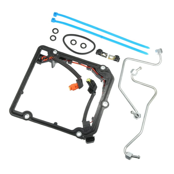 Unique Bargains 1 Set Diesel Fuel Injector Pump Gasket for Ford F250 F350 F450 F550 Super Duty 6.4L for Powerstroke,Black