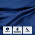 thumbnail image 5 of Superior Modal From Beechwood Lightweight Sheet Set, Twin XL, Navy Blue, 5 of 9