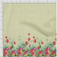 thumbnail image 2 of oneOone Cotton Cambric Fabric Dot & Leaves Panel Print Sewing Fabric BTY 56 Inch Wide, 2 of 3