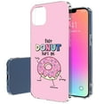 thumbnail image 1 of TalkingCase Slim Case for Apple iPhone 14 Pro, Slim Thin Gel Tpu Cover, Baby Donut Hurt Me Print, Light Weight, Flexible, Soft, Anti-Scratch, Printed in USA, 1 of 7