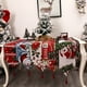 thumbnail image 5 of leyfeng Camino de mesa navideño, muñeco de nieve, alce, bandera de mesa, comedor, manteles decorativos de escritorio, hogar, Año Nuevo 2022, 5 of 8