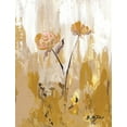 thumbnail image 2 of Talent, Kelley 25x32 White Modern Wood Framed Museum Art Print Titled - Gold Petals Dancing in the Wind II, 2 of 4