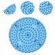 thumbnail image 5 of Almohadilla de masaje de pies, alfombrilla de acupuntura, alfombrilla de juego para masaje de suelo, almohadilla de masaje de puntos de presión redondo azul, 5 of 8