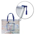 thumbnail image 4 of LAIQIEN Clear Mesh Zippered Poster Bag for Artwork, Paintings, Drawing Pad, 4 of 6