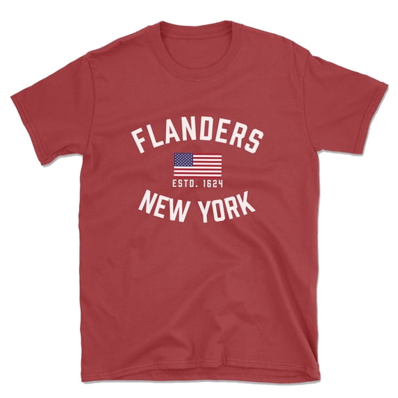 Flanders New York Patriot Men's Cotton T-Shirt