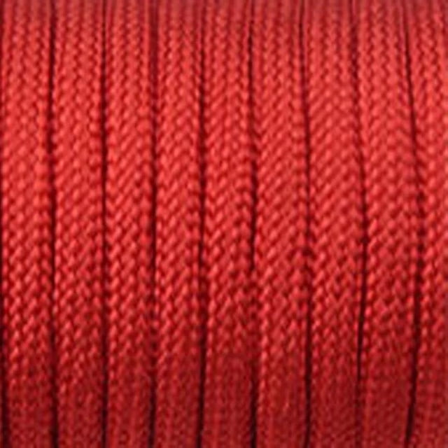 30m 4mm Thick Braided Paracord For Camping And Hiking, Handmade DIY Rope,Red