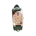 thumbnail image 1 of HBFAGFB Montre pour Femme Quartz Bracelet en Cuir Rectangulaire Montre Numérique Colorée Robe Mignonne g, 1 of 4