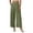Navy Blue, variant on Women's High Waist Solid Color Terylene Linen Blend Wide Leg Relaxed Pants Comfortable, Breathable & Ideal for Casual Summer Wear