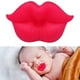 thumbnail image 4 of Labios Chupetes para bebés Chupete de silicona ño recién nacido de limpiar ños Vigor rojo Zulema chupete de silicona, 4 of 8