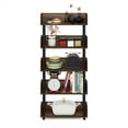thumbnail image 5 of Furinno Turn-N-Tube 4-Tier Freestanding Multipurposes Display Rack in Walnut, 5 of 5