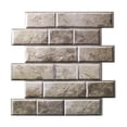 thumbnail image 1 of Pared De Pvc 3D De 5 Uds., Papel Tapiz De Azulejo De Piedra De Ladrillo, Autoadhesivo Rústico Para Decoración Del Hogar, Pegatina Para Decoración De La Casa Y La Sala De Estar Advancent HA043147-03, 1 of 6