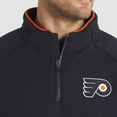 thumbnail image 7 of Men's Fanatics Black Philadelphia Flyers Authentic Pro Rink Raglan Quarter-Zip Pullover, 7 of 7