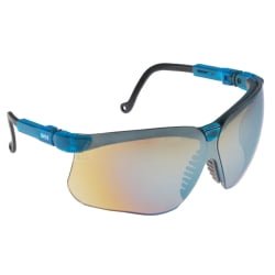 

Uvex S3243 Genesis Vapor Blue Frame Glasses with Gold Mirror Lens with UD Coating