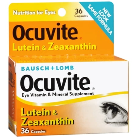 Bausch & Lomb Ocuvite Lutein Capsules 36 Capsules (Pack of 3)