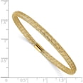 thumbnail image 3 of 14K Yellow Gold Stretch Mesh Bracelet (7 X 4) Made In Italy sf2742, 3 of 5