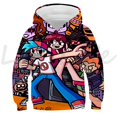 thumbnail image 4 of Nueva sudadera con capucha con estampado 3D Friday Night Funkin para niños, ropa para niños, sudadera de moda para niños, ropa de calle, juego de anime, camisetas de gran tamaño, 4 of 4
