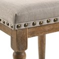 thumbnail image 3 of ACME Furniture Farsiris Rubberwood Counter Height Bar Stool, Weathered Oak, 3 of 3