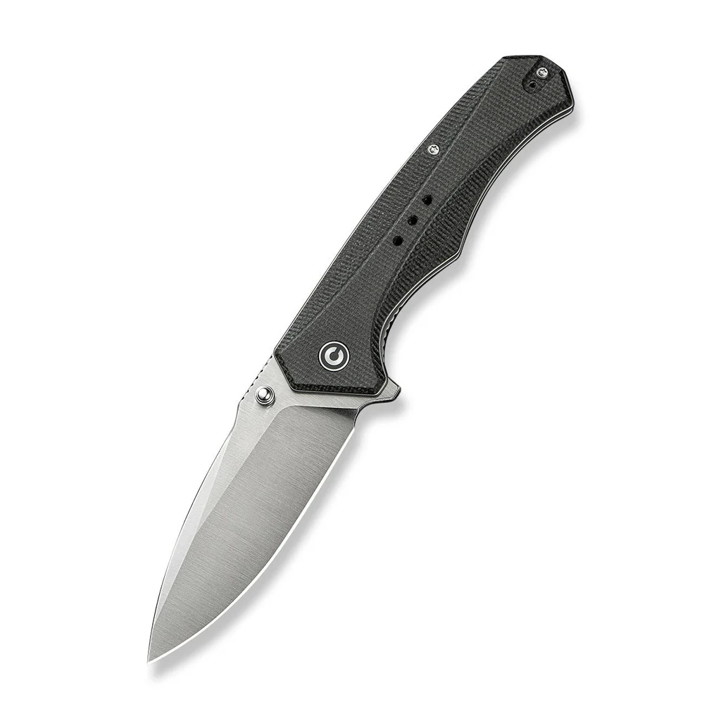 CIVIVI Photonix Pocket Knife, Folding Knife with 3.7" 14C28N Blade Micarta Handle with Pocket Clip for Men Women, Camping Hiking Fishing Knife C23081B-3, Dark Green