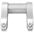 thumbnail image 1 of Manillar de bicicleta plegable ajustable CNC hueco de aleación de aluminio accesorio de modificación de bicicleta de doble vástago Plata, 1 of 8