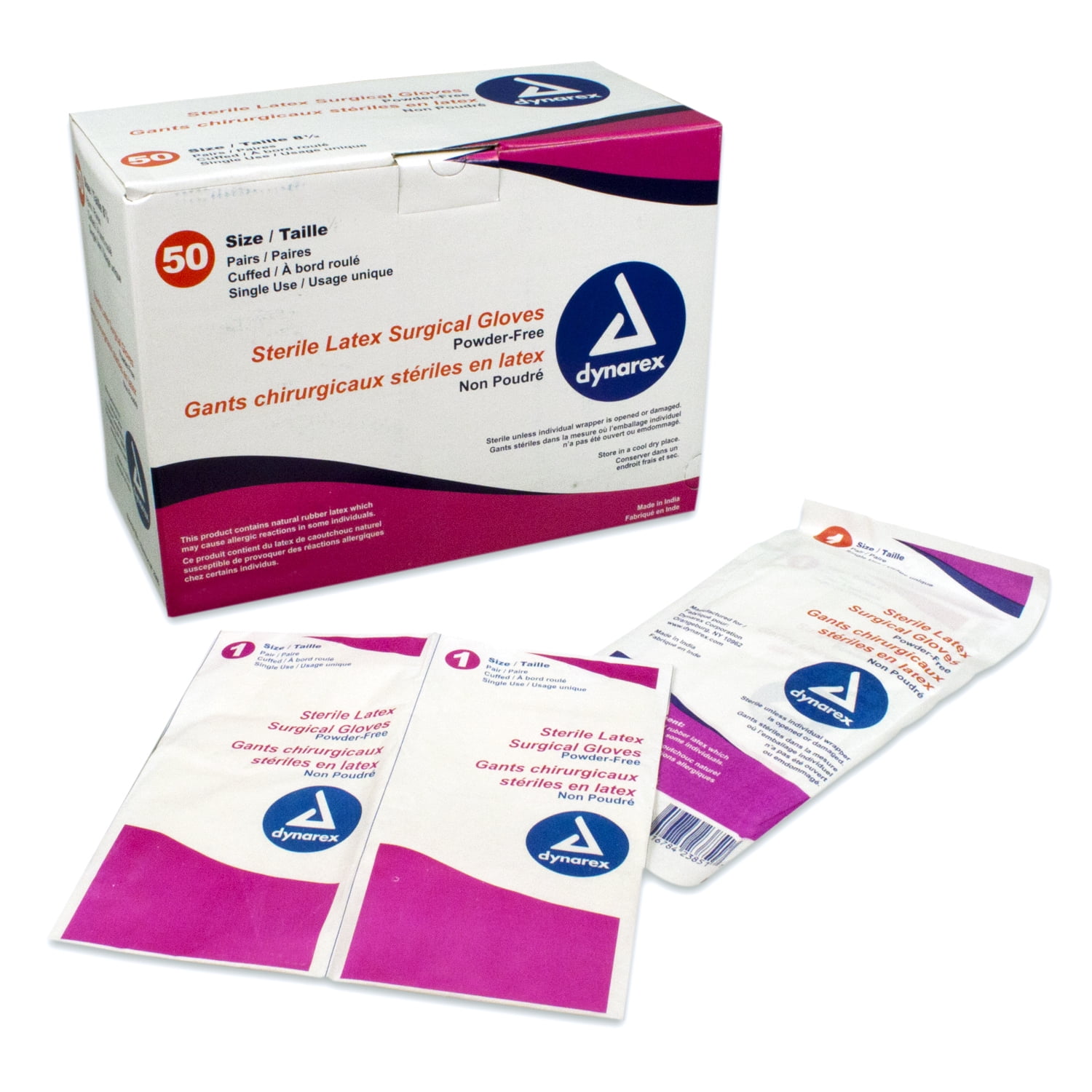 Sterile Latex Surgical Glove Powder 