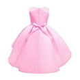 thumbnail image 5 of IBTOM CASTLE Toddler Baby Girl Polka Dots Mini Tutu Dress Mouse Ears Princess Costume Kids Birthday Fancy Dress up Halloween Christmas Carnival Party Cosplay Clothing Set 2-3 Years Pink, 5 of 9