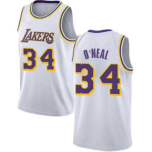 Los Angeles Lakers No. 34 Shaquille O'Neal Jersey-M- BmatwkZeng Bmatwe Jersey