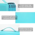 thumbnail image 3 of GHSDFBB Deluxe PU Leather Pencil Case with Zipper Closure, Green, 255 Count, 3 of 6