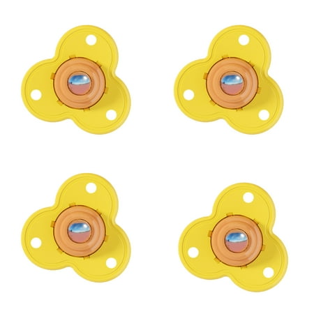 

Huaai Universal Wheel Paste-Type Universal Pulleys Stainless Steel Beads Rotate 360 Degrees Move The Universal Wheel Small Wheels At The Bottom Of The Storage Box Yellow