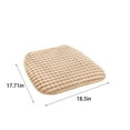 Fnochy Chair Cushions for Living Room, 17" x 18" NonSlip Home Chair