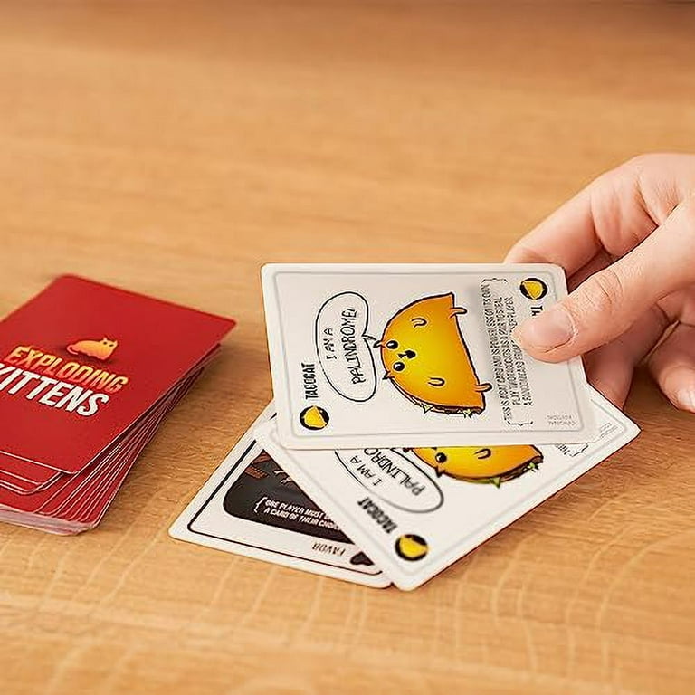 Exploding Kittens LLC - A Russian Roulette Card Game, Easy Family-Friendly Party Games
