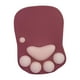 thumbnail image 5 of Alfombrilla de ratón con diseño de pata de gatito, con respaldo antideslizante para la muñeca, cómoda para el escritorio Rojo, 5 of 9