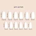 thumbnail image 5 of Christmas Press On Nails Medium Coffin, Red Reindeer Fake Nails, White Snowflake Pine Berry Stick On False Nails, 24Pcs Resin Reusable Wearable Nail Tips for Women Girls Xmas Holiday Party Manicure, 5 of 7