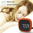 thumbnail image 1 of Reloj despertador digital Xihbxyly LED activado por voz, 1 of 6