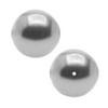 Swarovski Crystal, #5810 Round Faux Pearl Beads 6mm, 50 Pieces, Light Grey