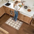 thumbnail image 2 of Alfombra Lahome Moroccan Treills 2x3 para baño, tamaño pequeño, color beige, 2 of 9